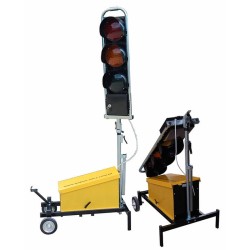 Semafoare mobile 3 lampi 200mm diametru Rosu-Galben-Verde